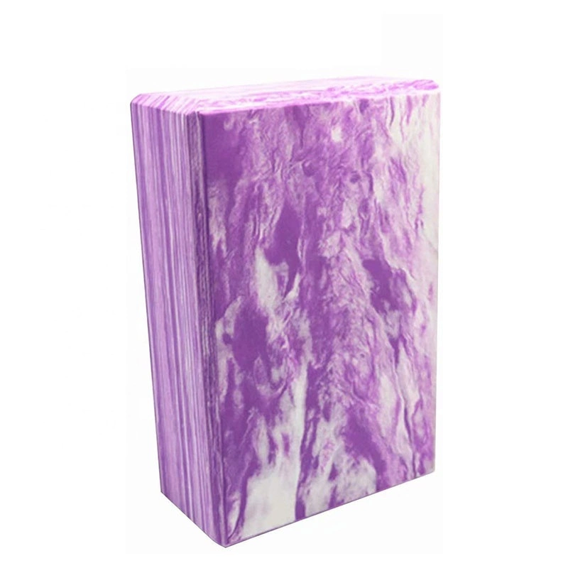 Custom Marble Color Private Label Gymnastic Soft Foam Light Weight Round Edges Camo EVA Yoga Block