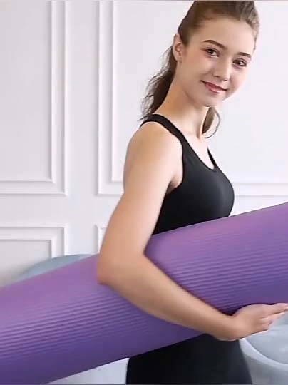 Tapis de Yoga de Fitness et d'exercice en mousse épaisse NBR personnalisé avec sangle de transport tapis écologique TPE/PVC/EVA/Nbryoga