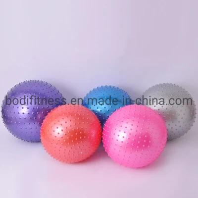 Nature Caoutchouc Fitness PVC Spiky Yoga Balle De Massage pour Gym Exercice Massage Balle De Yoga