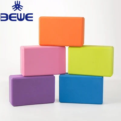 Prix ​​de gros Portable Fitness Multicolor Soft EVA Yoga Brick and Block