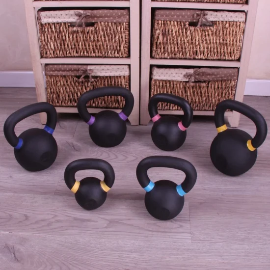 Fabricant Gym Fitness Equipment Kettle Bell Set Body Building Kettlebell en fonte en lb et kg