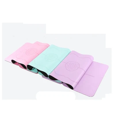 Faible MOQ Anti Fatigue PU Cuir Sport Gym Utiliser Tapis De Yoga Pad En Caoutchouc Durable Aucun Tapis D'exercice De Glissement pour Le Yoga